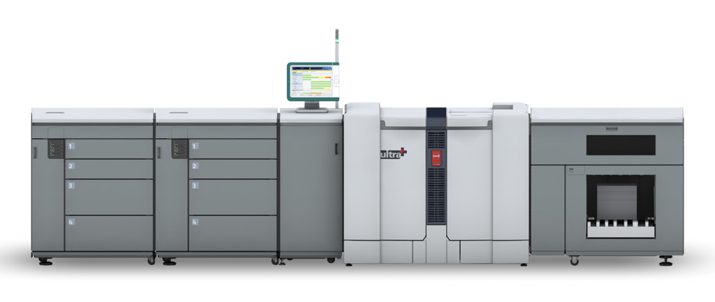 book printing at most self-publishing companies is done with a book printer like this one